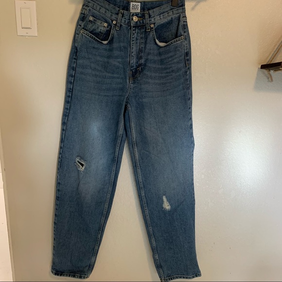 BDG Urban Outfitters High Rise Baggy Jean (Medium Wash) - Picture 3 of 4